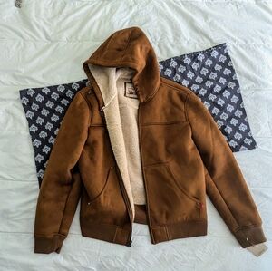Levi's Suede and Sherpa Lined Jacket